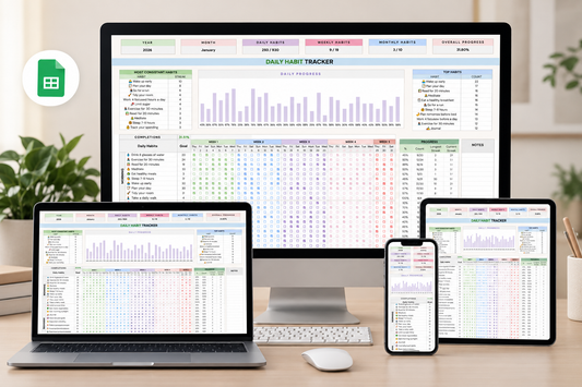 Stop losing track of your habits, goals, and routines — organize everything with one Habit Tracker