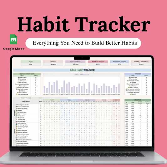 Stop losing track of your habits, goals, and routines — organize everything with one Habit Tracker